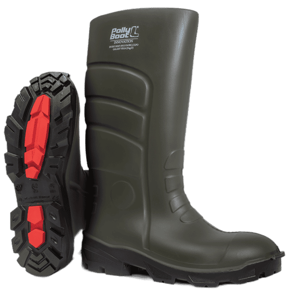 POLLYBOOT GALAXY-VEGA-STANDARD WELLINGTON - GREEN - NON-SAFETY