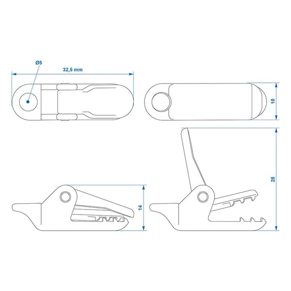 TARP CLIPS 10PCE