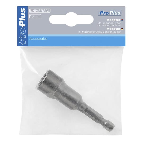 13MM ADAPTER WITH MAGNET FOR ACCU DRILL