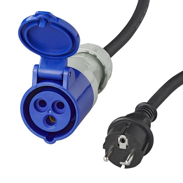 ADAPTER - 40CM 3X2.5MM - FROM SCHUKO PLUG TO CEE