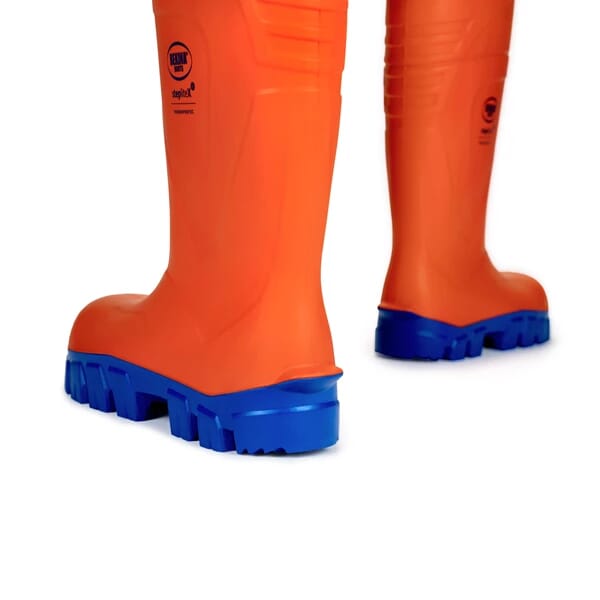 BEKINA-STEPLITEX THERMOPROTEC SAFETY WELLINGTONS - NON-METALLIC TOE CAP AND MID SOLE - ORANGE