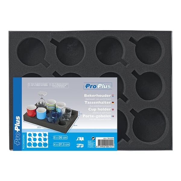 FOAM CUP HOLDER FOR GLASSES & CUPS
