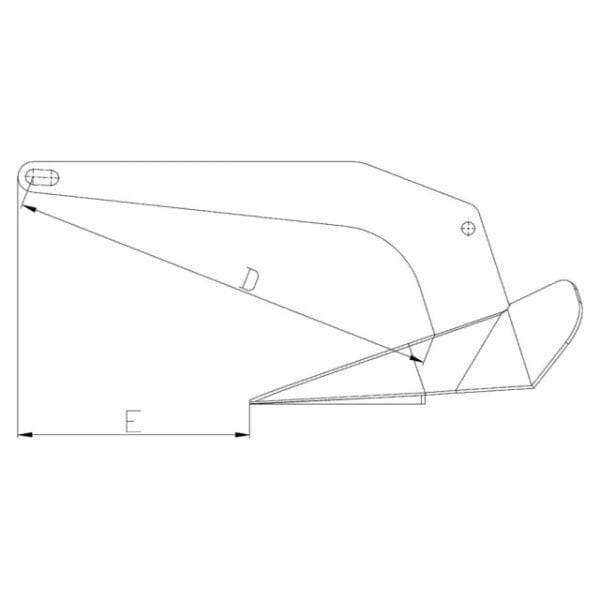 TALAMEX DC (DELTA) GALVANISED ANCHOR