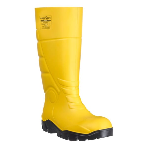 PORTWEST PU SAFETY WELLINGTON S5 FO CI SR - YELLOW