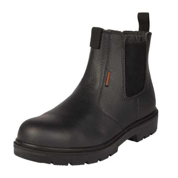 SS600 BLACK SAFETY DEALER BOOT - BLACK