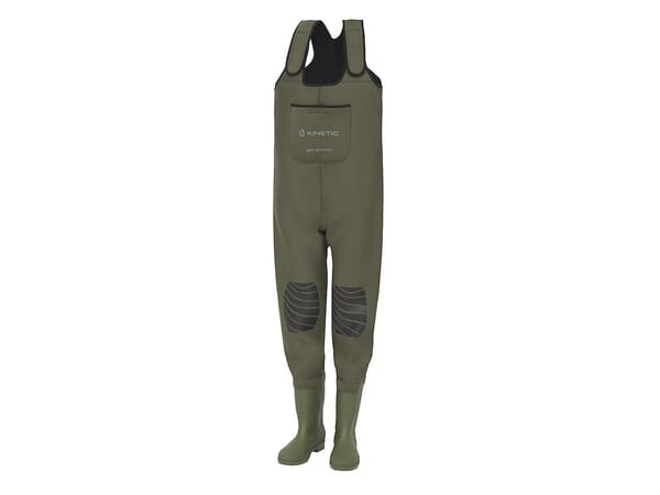 KINETIC NEOGAITER CHEST-HIGH WADERS - NEOPRENE - BOOTFOOT- CLEATED SOLE