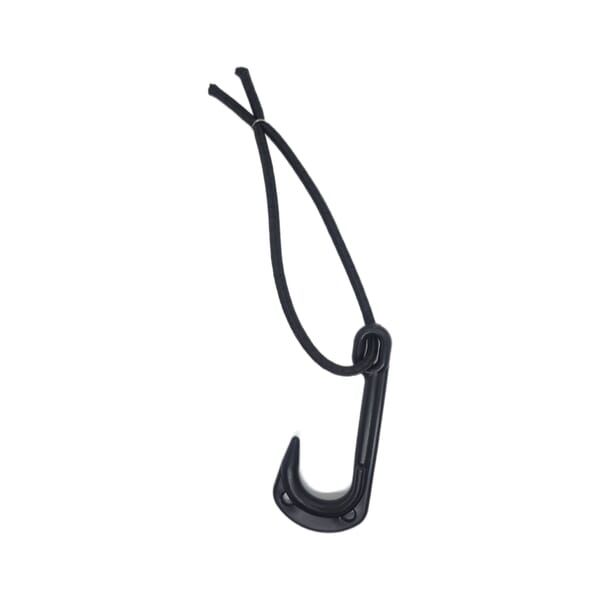 POTTING BUNGEE CORD LOOP WITH LARGE BLACK HOOK