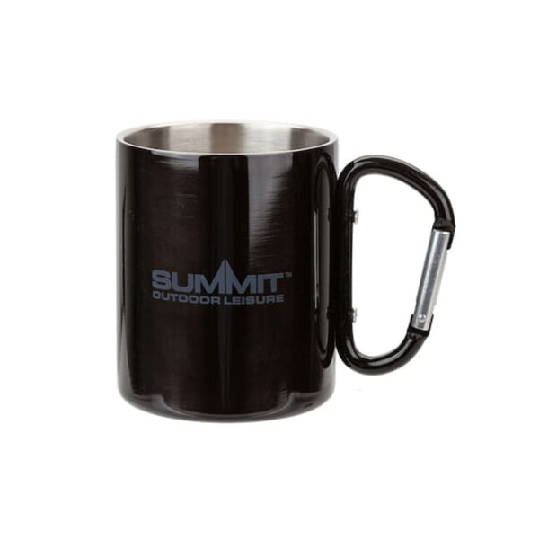 SUMMIT CARABINER HANDLE MUG - STAINLESS STEEL - 300ml