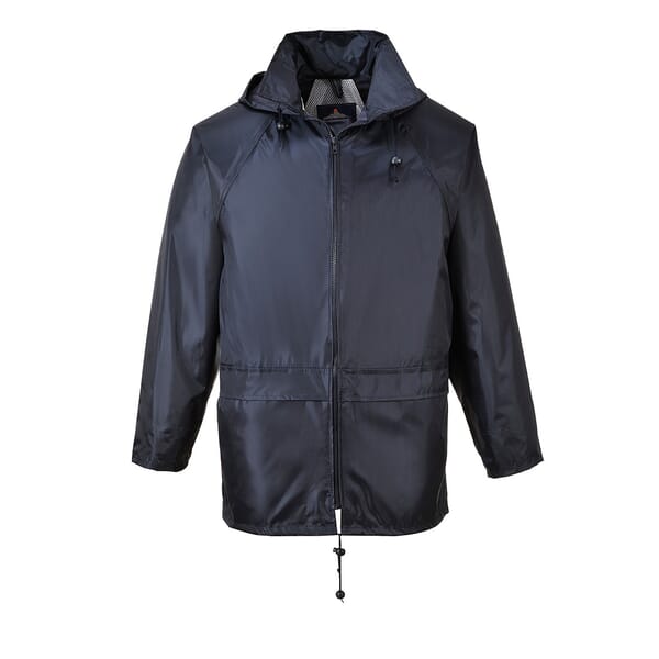 Portwest Classic Waterproof Rain Jacket - Adults - Navy