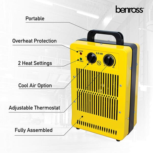 INDUSTRIAL FAN HEATER 2.8KW S/S ELEMENT