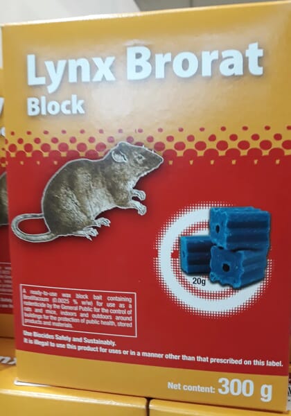 Lynx Rat/Mouse Bait Brorat Blocks