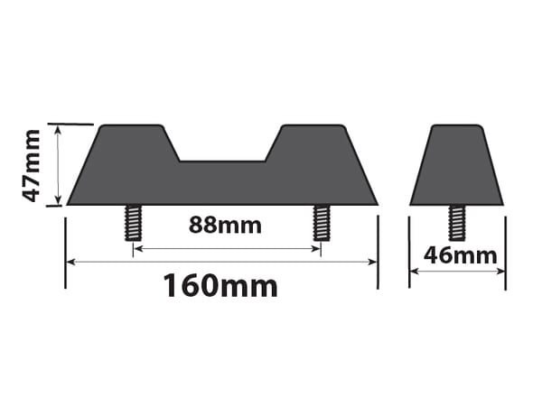 KEEL BLOCK 160X46X47