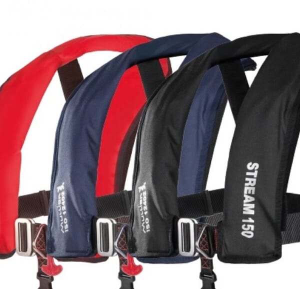 Mullion Stream 150 Auto Lifejacket (Red/Navy) ISO