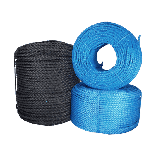 Polypropylene Rope Yarn 28mm Blue per Coil