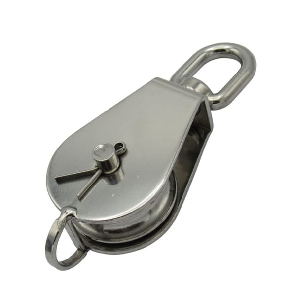 Stainless Steel Block with Swivel Eye & Beckett