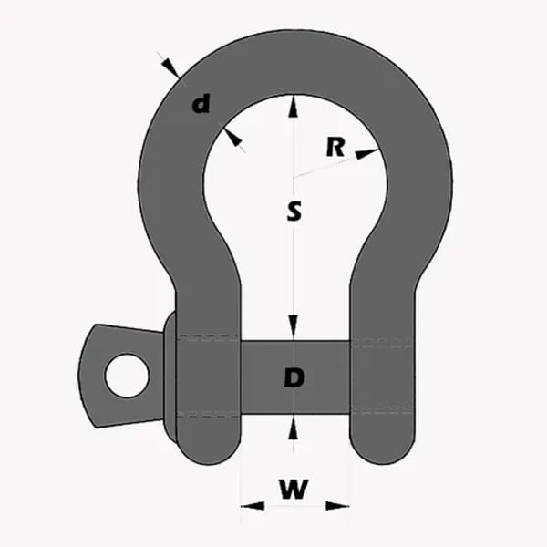 Shackle Black Bow