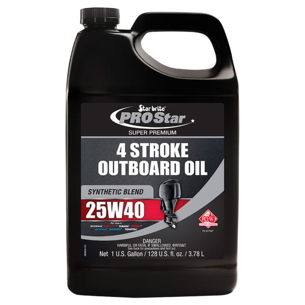 4 Stroke Synthetic Outboard Oil 25W40