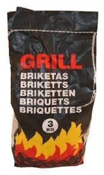 GRILL CHARCOAL BRIQUETTES BAG