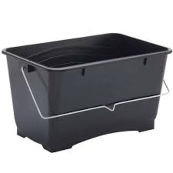 PLASTIC PAINT BUCKET / SCUTTLE 9" (10L) BLACK