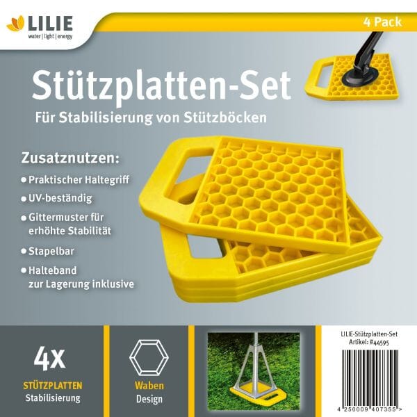 LILIE SUPPORT PLATE SET JACK PADS 4 PACK