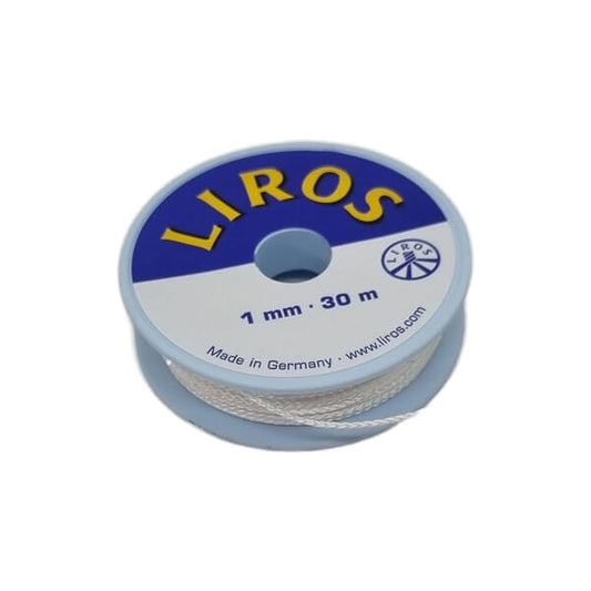 WHIPPING TWINE NO.1 - 1MM - 30M - WHITE WAXED