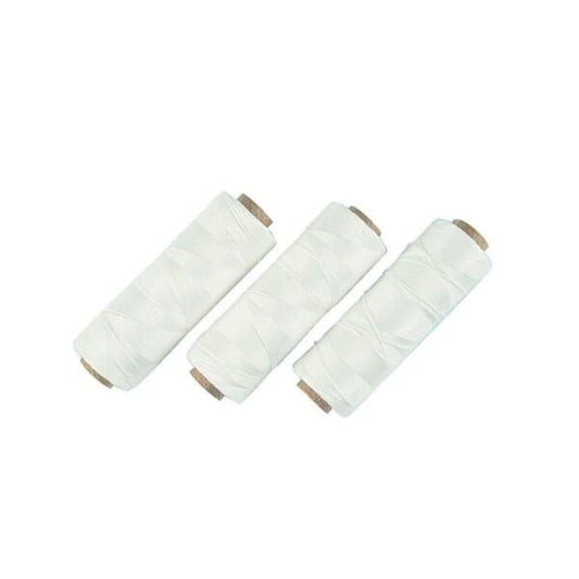 WHIPPING TWINE - TIPTOLON COVERED THREAD - WHITE - 1MM - 220M