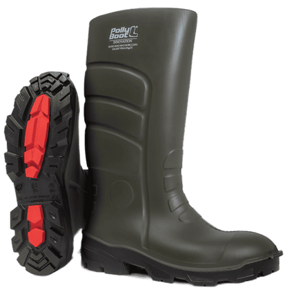 POLLYBOOT GALAXY-VEGA-STANDARD WELLINGTON - GREEN - NON-SAFETY