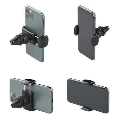 UNIVERSAL PHONE HOLDER WITH SPRING FOR VENTILATION GRILL