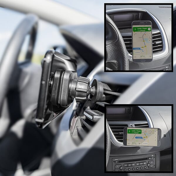 UNIVERSAL PHONE HOLDER WITH MAGNET FOR VENTILATION GRILL