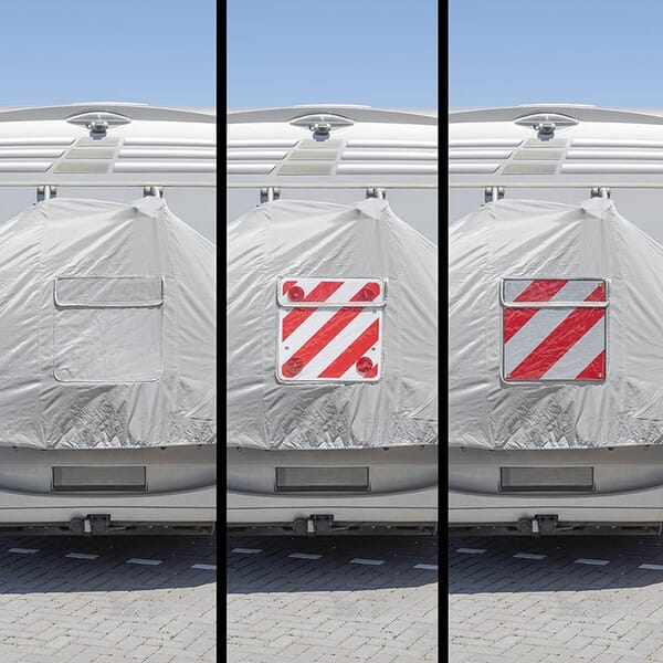 XL BICYCLE COVER FOR 2 BIKES - RIPSTOP MATERIAL - WITH WARNING SIGNAL PLATE COMPARTMENT