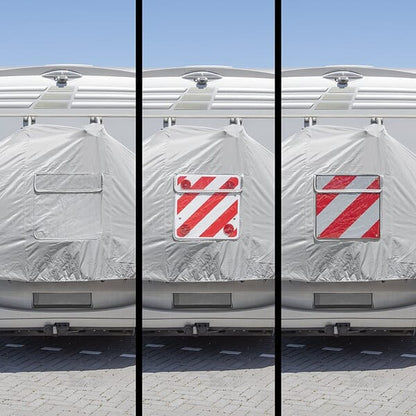 XL BICYCLE COVER FOR 2 BIKES - RIPSTOP MATERIAL - WITH WARNING SIGNAL PLATE COMPARTMENT