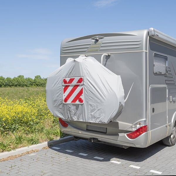 XL BICYCLE COVER FOR 2 BIKES - RIPSTOP MATERIAL - WITH WARNING SIGNAL PLATE COMPARTMENT