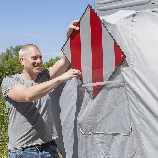 XL BICYCLE COVER FOR 2 BIKES - RIPSTOP MATERIAL - WITH WARNING SIGNAL PLATE COMPARTMENT