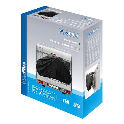 BICYCLE COVER  FOR 2 BIKES ON REAR MOUNTED RACK