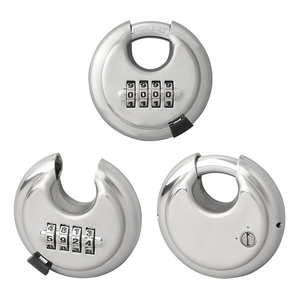 DISCUS LOCK WITH NUMBER COMBINATION