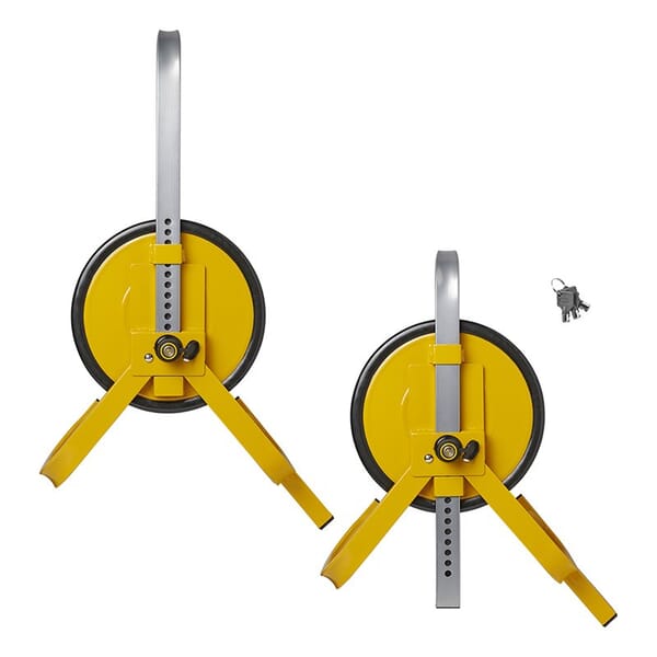 WHEEL CLAMP 13-16INCH WITH STEEL DISC