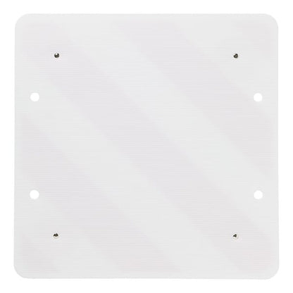 PLASTIC REAR WARNING SIGN WITH REFLECTORS - 50X50CM