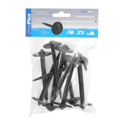 PLASTIC PEGS FOR GROUND SHEET - SET OF 10 PIECES