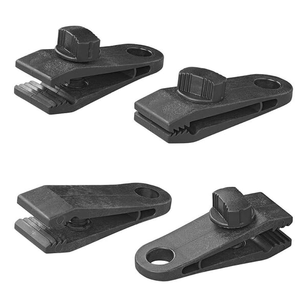 TARP CLIPS WITH SCREWS - SET OF 4 PIECES