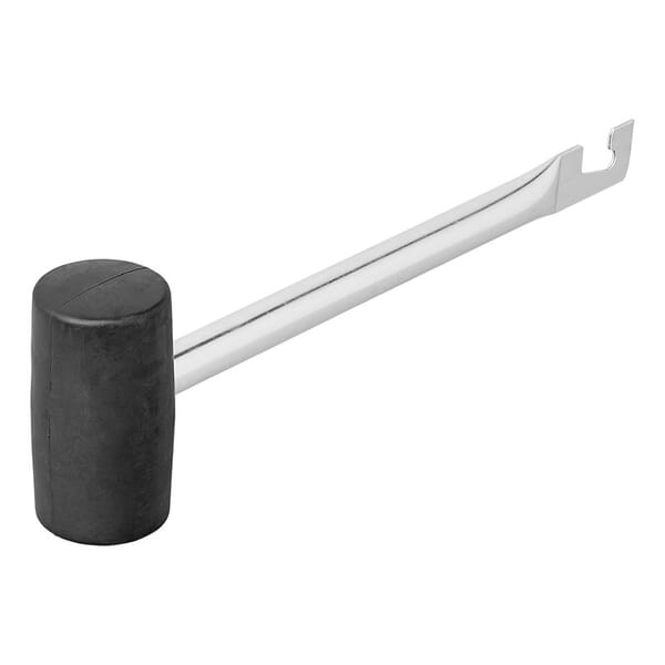 RUBBER HAMMER WITH TENT PEG PULLER