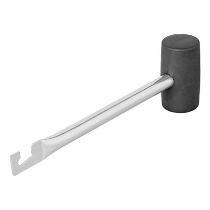 RUBBER HAMMER WITH TENT PEG PULLER
