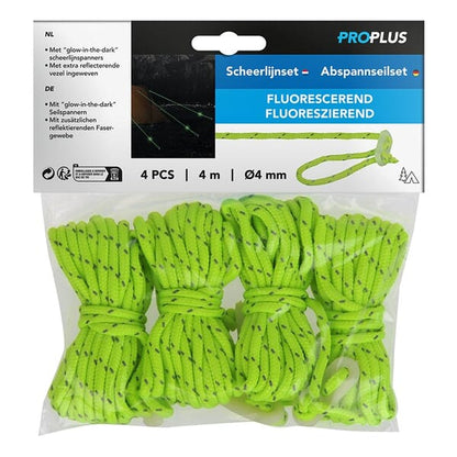 GUY ROPE SET - FLOURESCENT