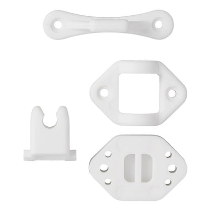 DOOR CATCHER FOR CAMPERVAN / CARAVAN - WHITE HINGED