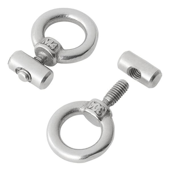AWNING RAIL STOPPER 6-9MM - 2PIECE SET - STAINLESS STEEL