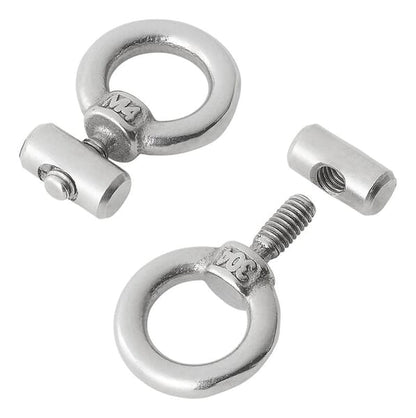 AWNING RAIL STOPPER 6-9MM - 2PIECE SET - STAINLESS STEEL