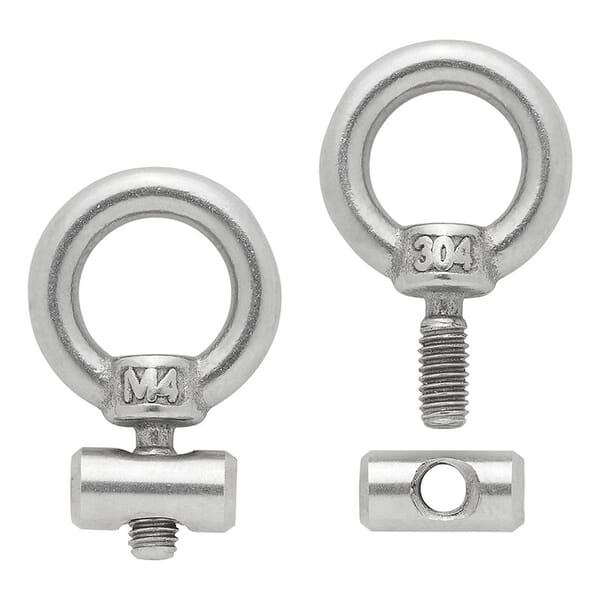 AWNING RAIL STOPPER 6-9MM - 2PIECE SET - STAINLESS STEEL