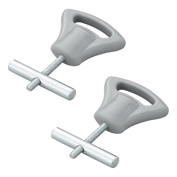 AWNING RAIL STOPPER WITH PLASTIC BUTTON - 5-6MM - 2PIECE SET