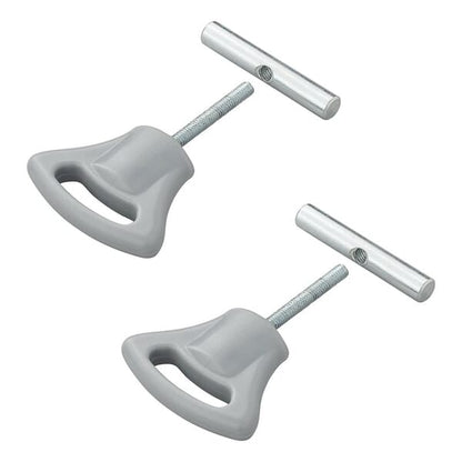 AWNING RAIL STOPPER WITH PLASTIC BUTTON - 5-6MM - 2PIECE SET