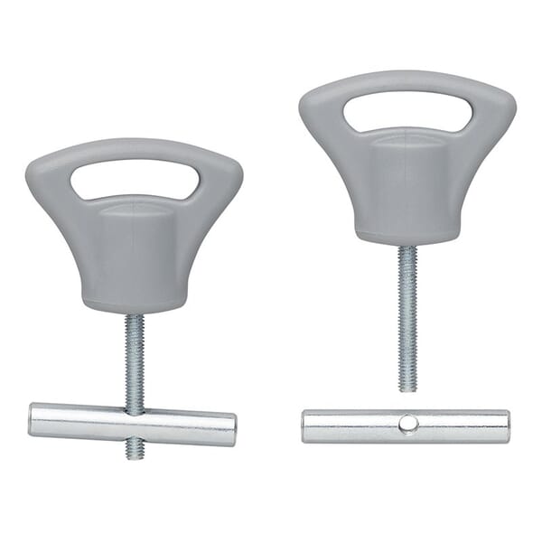 AWNING RAIL STOPPER WITH PLASTIC BUTTON - 5-6MM - 2PIECE SET