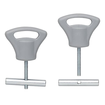 AWNING RAIL STOPPER WITH PLASTIC BUTTON - 5-6MM - 2PIECE SET
